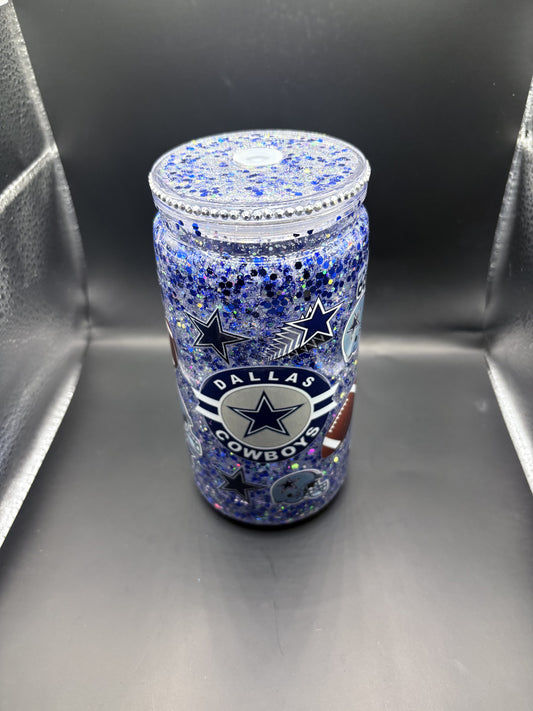 16 Oz Blue Star Tumbler